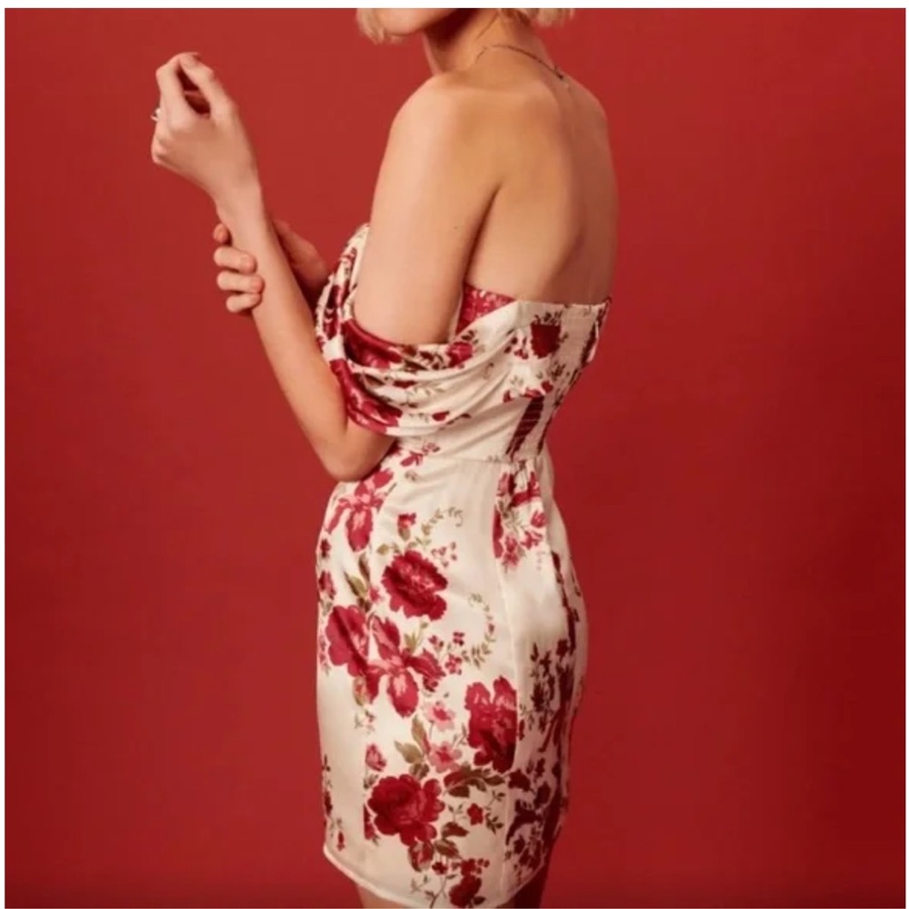 Floral Off-Shoulder Dress